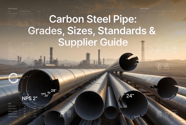 Carbon Steel Pipe: Grades, Sizes, Specifications & Supplier 