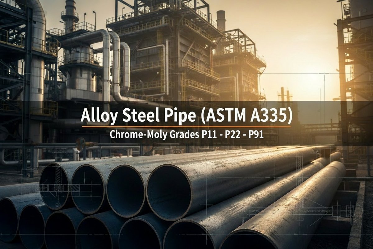 Alloy Steel Pipe (ASTM A335): Chrome-Moly Grades P11, P22, P91 Explained