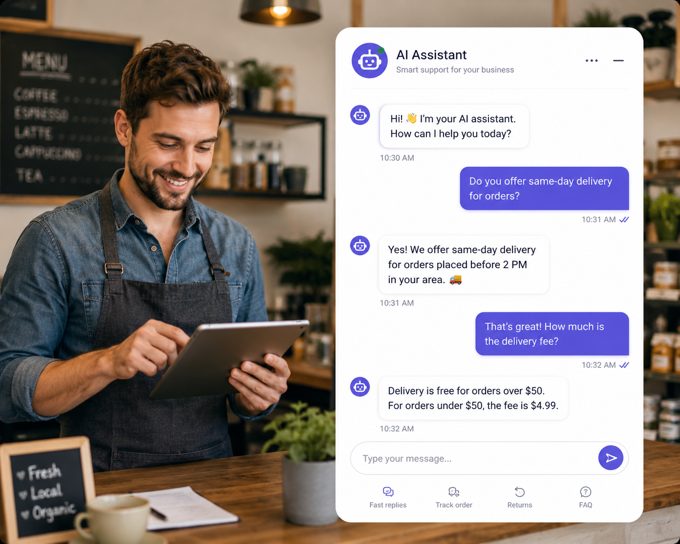 How AI Chatbots Are Changing Small Business Support — cover