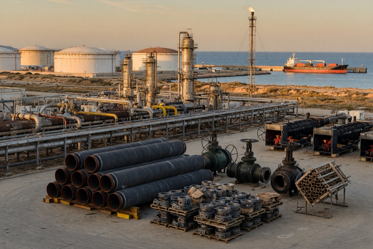Industrial Equipment Supplier in Algeria: Pipes, Valves, Flanges & Refinery Equipment