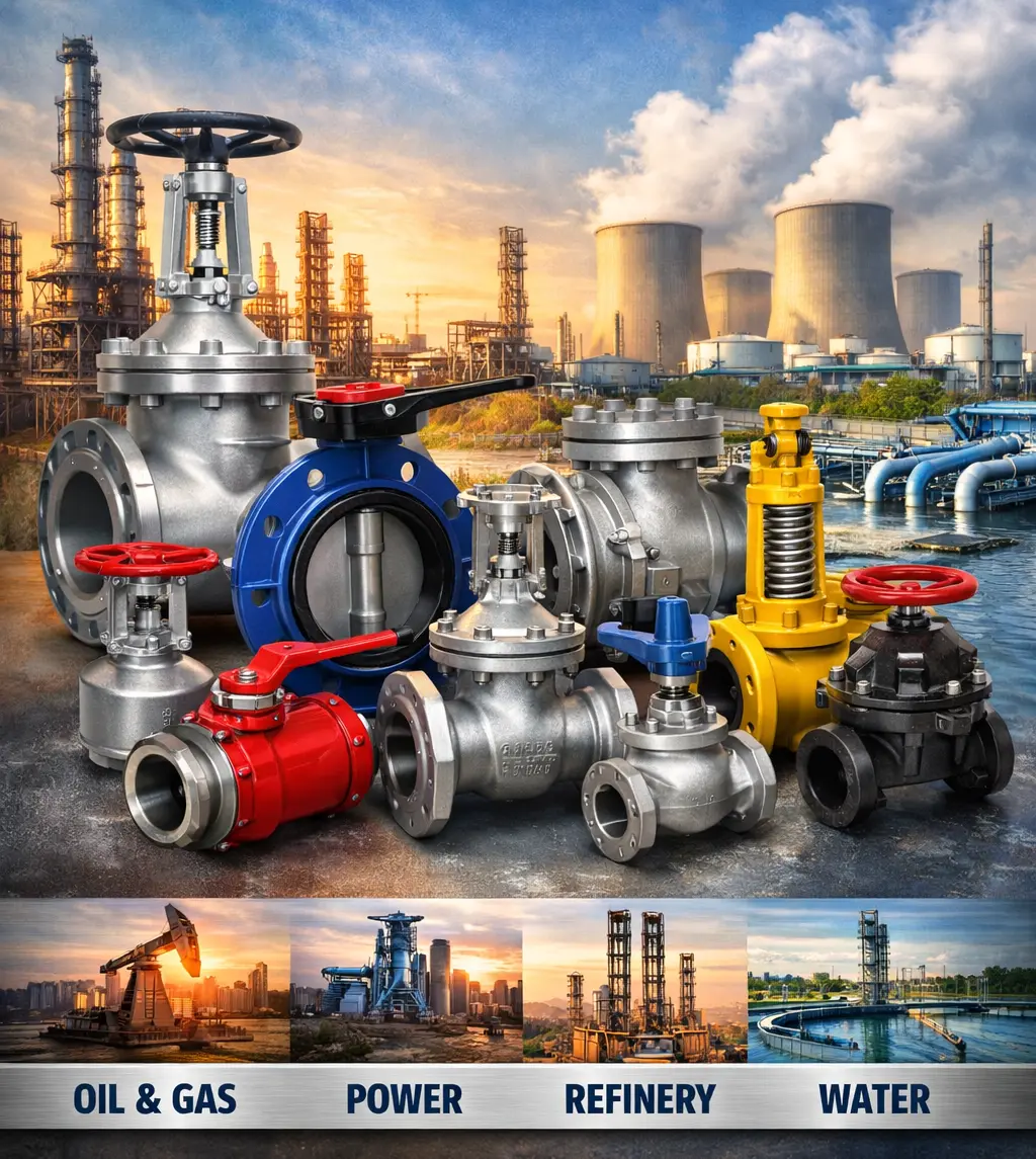 The Complete Guide to Industrial Valves: Types, Applications & Selection | Kasko Makine