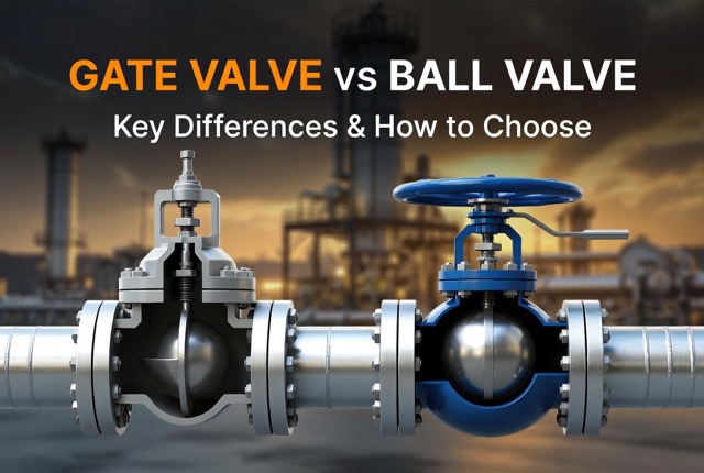 Gate Valve vs Ball Valve: Key Differences & How to Choose | Kasko Makine